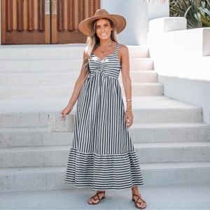 Cupshe striped maxi dress 🤍